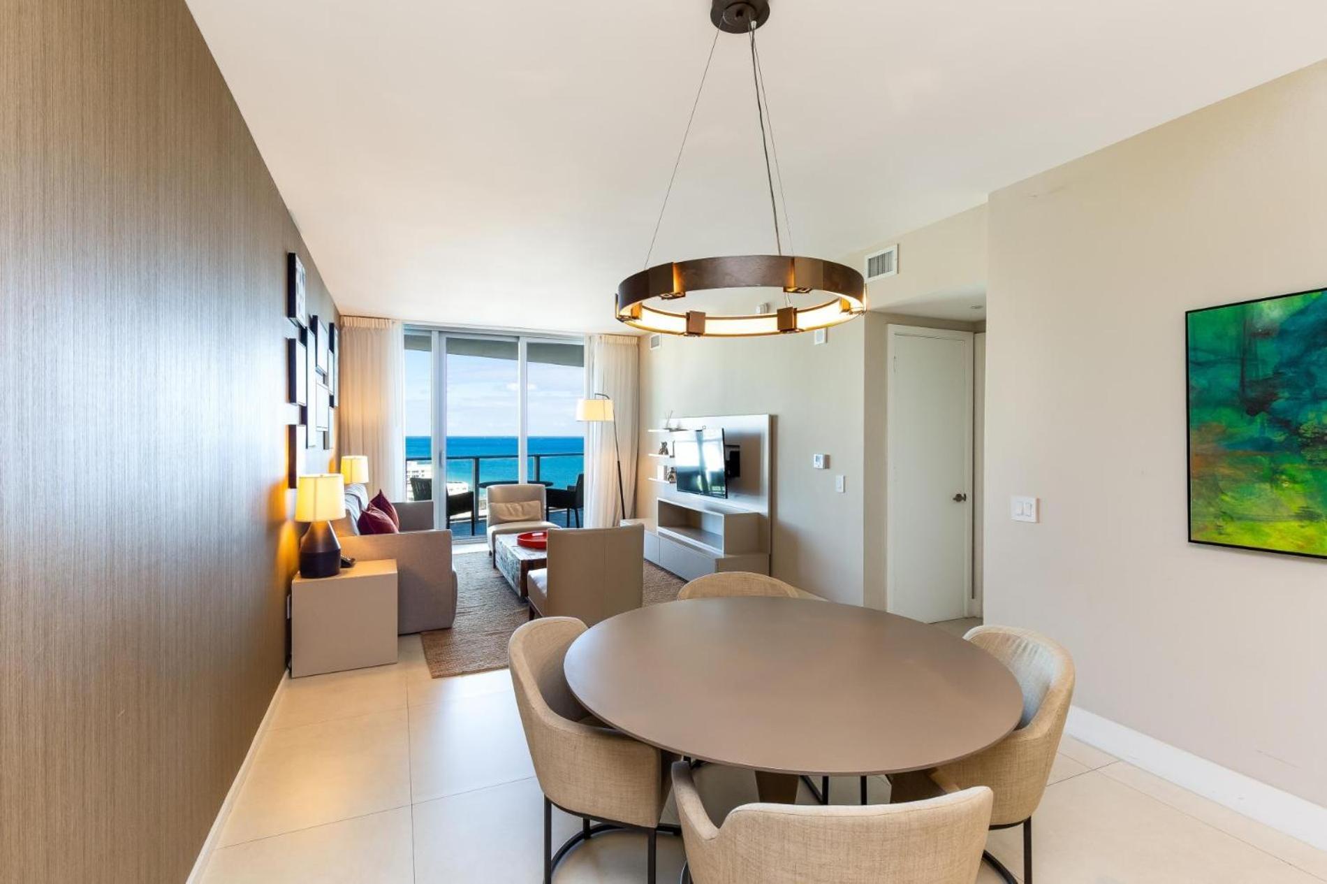 Ocean View 1 Bed On The Beach 19Th Floor Hollywood Hallandale Beach Luaran gambar