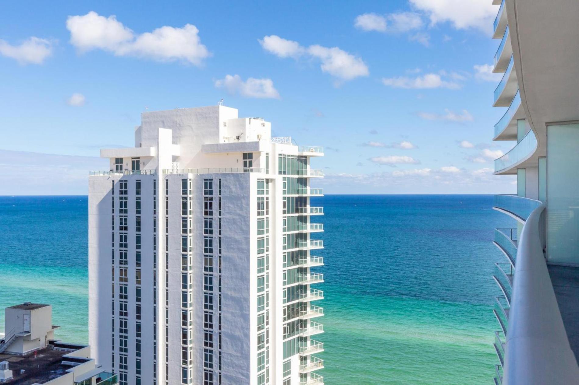 Ocean View 1 Bed On The Beach 19Th Floor Hollywood Hallandale Beach Luaran gambar