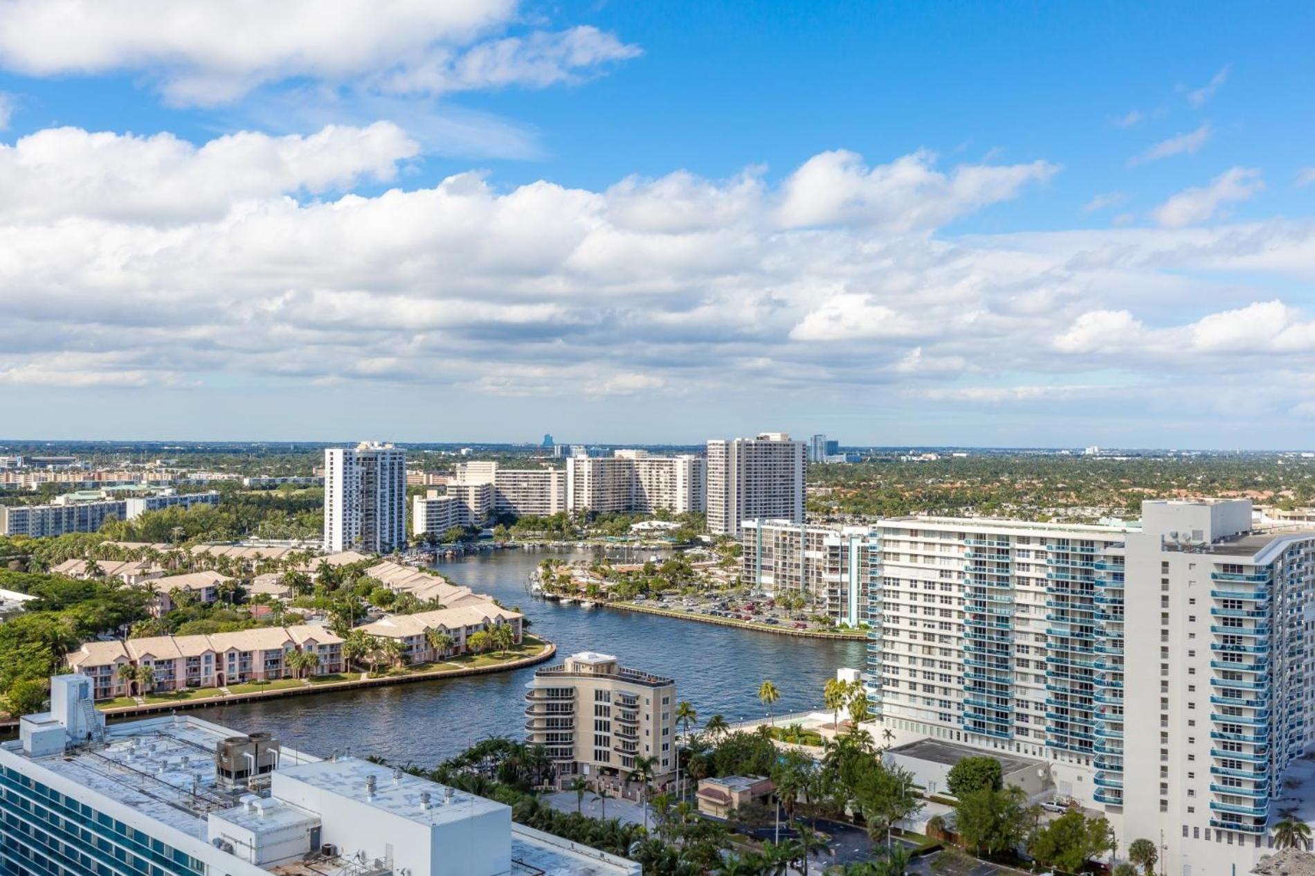Ocean View 1 Bed On The Beach 19Th Floor Hollywood Hallandale Beach Luaran gambar